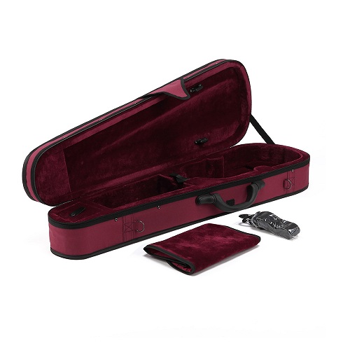 小提琴紅色加高三角琴盒